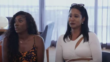 Fashion Nova Focus On A Task Top worn by Jacqueline Blake as seen in The Real Housewives of Potomac (S07E13)