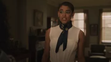 Dion Lee Rib Corset Tank porté par Julien Calloway (Jordan Alexander) vu dans Gossip Girl (S02E08)