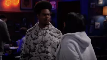 Twenty Montreal Mountain Hyper Reality Hoodie worn by Carter (Julian Gant) as seen in Call Me Kat (S03E11)