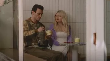 Pierre-Louis Mascia Chaqueta bomber acolchada con estampado floral usada por Max Wolfe (Thomas Doherty) como se ve en Gossip Girl (S02E08)