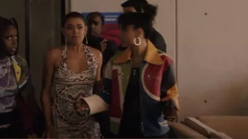 Daily Paper Meaza Graphic-Print Jersey Robe portée par Julien Calloway (Jordan Alexander) vue dans Gossip Girl (S02E08)