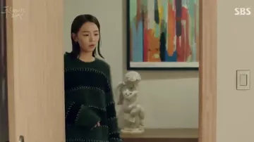 La robe pull rayée Alexander Wang portée par Cha Shi-ah (Shin Hye-sun) dans la série The Legend of the Blue Sea (Saison 1 Épisode 11)