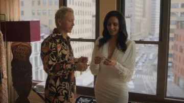 Alexandre Vauthier Ruched Stretch-Jersey Mini Dress worn by Dolores De La Cruz (Fernanda Urrejola) as seen in Gossip Girl (S02E08)