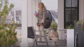 Zara Textured Check Skort porté par Heather Gay vu dans The Real Housewives of Salt Lake City (S03E13)