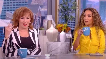 Sergio Hudson Striped Stretch-crepe Blazer worn by Joy Behar as seen in The View on January 12, 2023