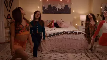 Cotton On Peekaboo Cardigan worn by Abby Littman (Katie Douglas) as seen in Ginny & Georgia (S02E10)