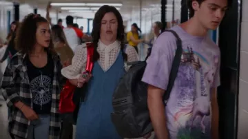 Blusa Zara Daisy usada por Maxine Baker (Sara Waisglass) vista en Ginny & Georgia (S01E02)