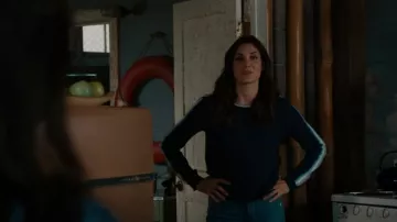 Faherty Surf Side Stripe Sweater worn by Kensi Blye (Daniela Ruah) as seen in NCIS: Los Angeles (S14E11)