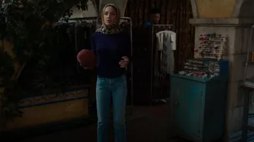 AG Adriano Goldschmied Alexxis Vintage High-Rise Straight In 18 Years Presto porté par l’agent spécial Fatima Namazi (Medalion Rahimi) vu dans NCIS: Los Angeles (S14E11)