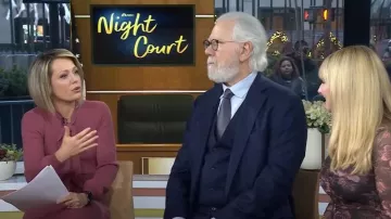 Gal Meets Glam Brianna Tie Neck Dress porté par Dylan Dreyer comme vu dans Today on January 13, 2023