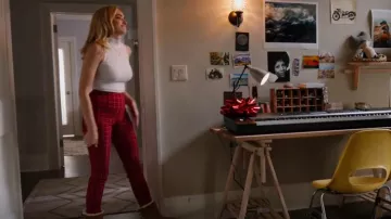 Pantalon à carreaux Rag & Bone Simone porté par Georgia Miller (Brianne Howey) vu dans Ginny & Georgia (S01E07)