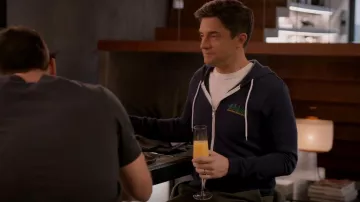 Culk Gold­en Gate Park Zip Up Hood­ie worn by Tom (Topher Grace) as seen in Home Economics (S03E12)