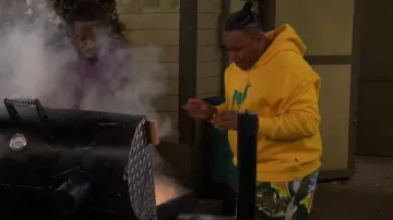 Nike SB Llama Pullover Hoodie worn by Marty Butler (Marcel Spears) as seen in The Neighborhood (S05E10)