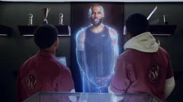 Nike black tank top worn by LeBron James in House Party movie