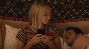 Madewell Stockport Stripe Perfect Vintage T-Shirt worn by Kate Keller (Tavi Gevinson) as seen in Gossip Girl (S02E09)