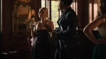 Alessandra Rich Polka Dot-Print Sleeveless Dress worn by Kate Keller (Tavi Gevinson) as seen in Gossip Girl (S02E09)