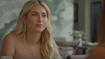 Kendra Scott Herringbone Chain Necklace worn by Meghan Bischoff as seen in Siesta Key (S05E11)