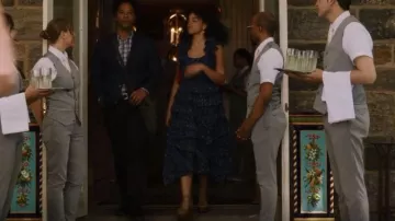 Alexandre Birman High-Heel Platform Sandals worn by Zoya Lott (Whitney Peak) as seen in Gossip Girl (S02E09)