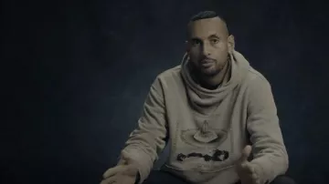 Nike Kyrie Irving Pullover Hoodie worn by Nick Kyrgios as seen in Break Point (S01E01)