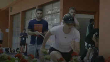 Nike Train­ing One Dri-Fit T-Shirt worn by Paula Badosa as seen in Break Point (S01E04)