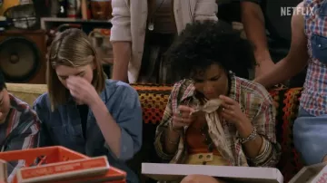 Plaid shirt worn by Gwen (Ashley Aufderheide) as seen in That '90s Show Wardrobe (Season 1)