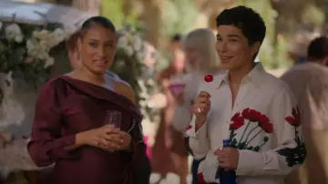 Jonathan Simkhai Cameron Vestido usado por Sophie Suarez (Rosanny Zayas) como se ve en The L Word: Generation Q (S03E10)