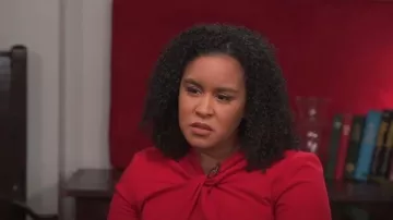 L.K. Bennett Caterina Dress worn by as seen in CBS Mornings on January 24, 2023