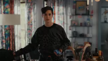 Kenzo Cheetah Leopard Jumper worn by Viola 'Vy' Smith (April Parker Jones) as seen in Bel-Air (S01E07)