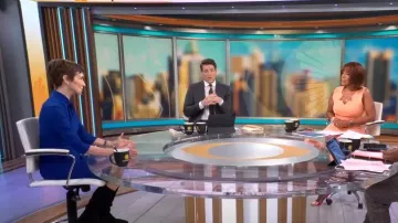 Victor Glemaud Cotton-Cashmere Sheath Dress worn by Gayle King as seen in CBS Mornings on January 25, 2023