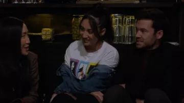 Forever 21 x Selena Graphic Tee worn by Valentina (Francia Raisa) as seen in How I Met Your Father (S01E01)