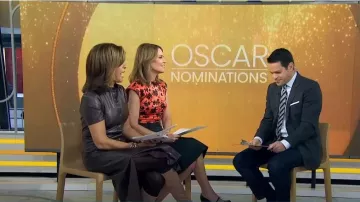 Shoshanna Piera Slit-Hem Button-Down Midi Dress worn by Hoda Kotb as seen in Today on January 24, 2023