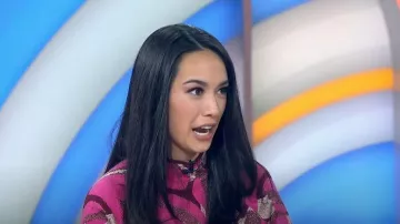 Anthropologie El suéter de cuello simulado de Beatriz usado por Emilie Ikeda como se ve en Today el 24 de enero de 2023