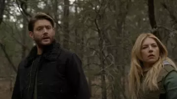 Double RL Kenton Faux Shearling Lined Corduroy Jacket worn by Sheriff Beau Arlen (Jensen Ackles) as seen in Big Sky (S03E12)