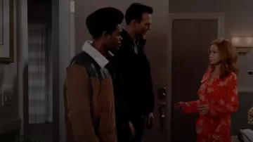 Levi's Yellowstone Western Corduroy Puffer Jacket worn by Carter (Julian Gant) as seen in Call Me Kat (S03E12)