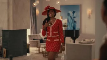 Telfar Small Bag worn by Hilary Banks (Coco Jones) as seen in Bel-Air (S01E09)