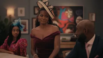 Chiara Boni La Petite Robe Willa Velvet Dress worn by Vivian Banks (Cassandra Freeman) as seen in Bel-Air (S01E09)
