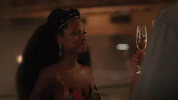 Elizabeth Cole Olivia Earrings worn by Vivian Banks (Cassandra Freeman) as seen in Bel-Air (S01E10)