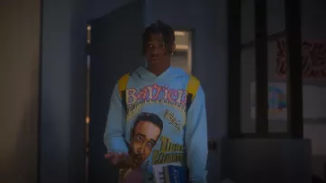 Barreras NY Langston Hughes Sudadera con capucha usada por Zeke (Ceyair J Wright) como se ve en adulto (S05E11)