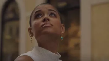 Brinker + Eliza Daphne Boucles d’oreilles portées par Julien Calloway (Jordan Alexander) comme on le voit dans Gossip Girl (S02E10)