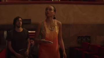 Isabel Marant Keishatd Dégradé Combinaison en coton et lin portée par Zoya Lott (Whitney Peak) vue dans Gossip Girl (S02E10)