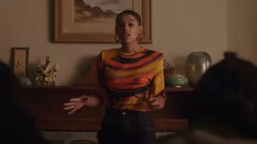 Isabel Marant Nhiote Hoop porté par Julien Calloway (Jordan Alexander) comme vu dans Gossip Girl (S02E10)