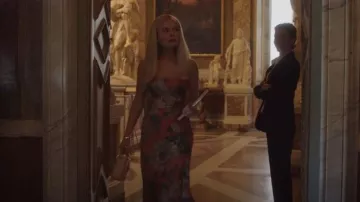 Sac Dior Medium Lady D-Joy en raphia Cannage naturel porté par Audrey Hope (Emily Alyn Lind) vu dans Gossip Girl (S02E10)