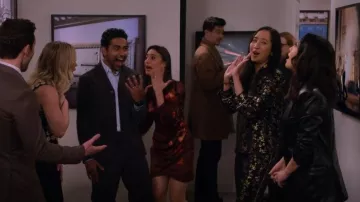 Pantalon Jacquard Marni Floral porté par Ellen (Tien Tran) vu dans How I Met Your Father (S02E01)