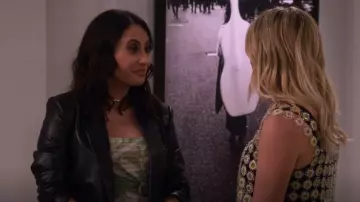 Naked Wardrobe Ruched Marble Dress worn by Hannah (Ashley Reyes) as seen in How I Met Your Father (S02E01)