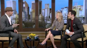 Roland Mouret Salway Skirt worn by Kelly Ripa as seen in LIVE with Kelly and Ryan on January 30, 2023
