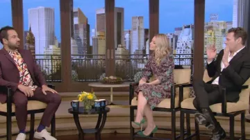 Isabel Marant Calypso Floral-Print Dress worn by Kelly Ripa as seen in LIVE with Kelly and Ryan on January 31, 2023