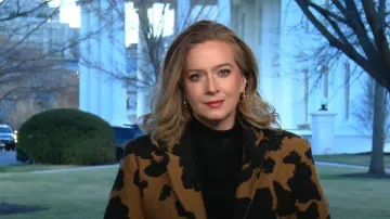 Waverly Grey Lola Coat worn by Christina Ruffini as seen in CBS Mornings on  January 29, 2023