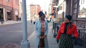 Zara Colorful Tweed Skirt worn by Michelle Miller as seen in CBS Mornings on January 30, 2023