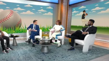 Hanifa Marya Dress worn by Gayle King as seen in CBS Mornings on January 31, 2023