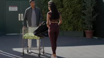 Free People High Rise Ankle Breathe Deeper Leggings worn by Thea Mays (Camille Hyde) as seen in All American: Homecoming (S02E09)